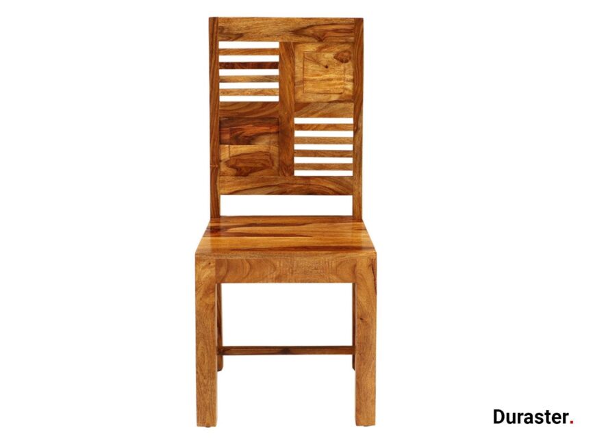 Torpedo Solid Sheesham wood  Set of Two Chairs #2 - Duraster