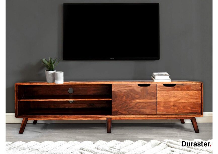 Ummed Modern Sheesham Wood TV Unit #11 - Duraster