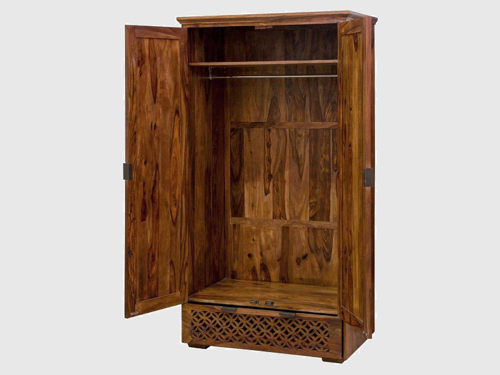 Duraster Vismit Sheesham Wood Spacious Cabinet #13 - Image 3