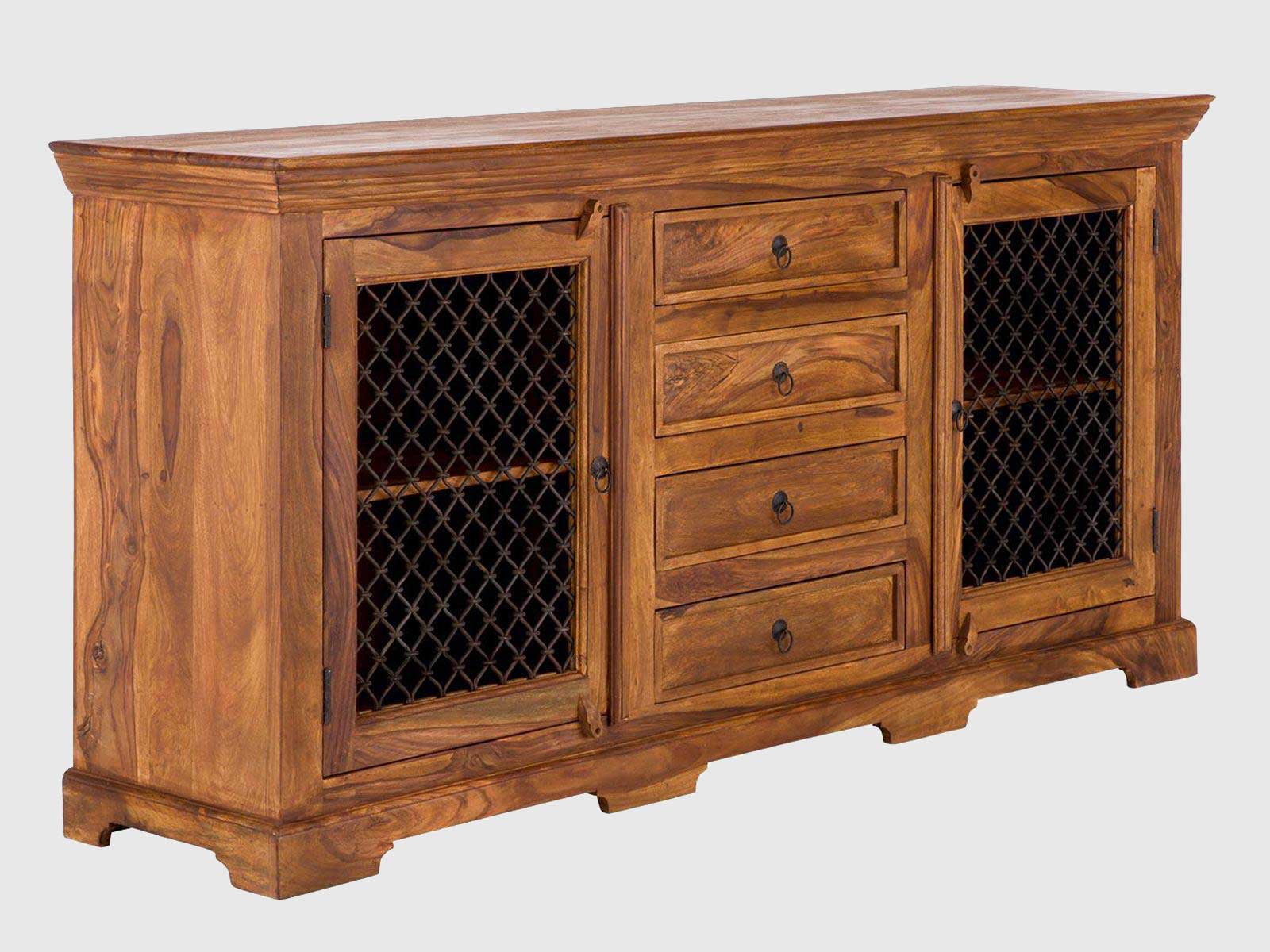 Duraster Vismit Solid Sheesham Wood Sideboard Cabinet #6 - Image 2
