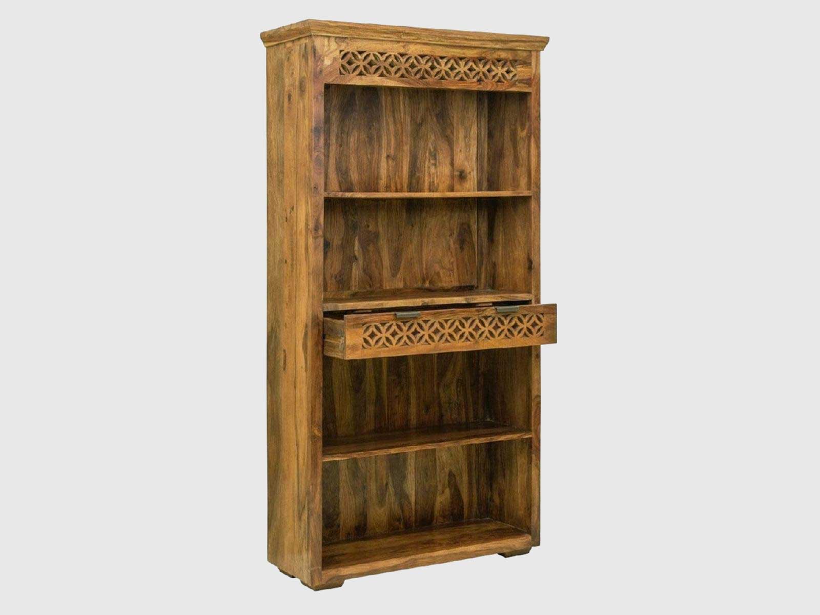 Duraster Vismit Solid Sheesham wood Book Shelf #7 - Image 4