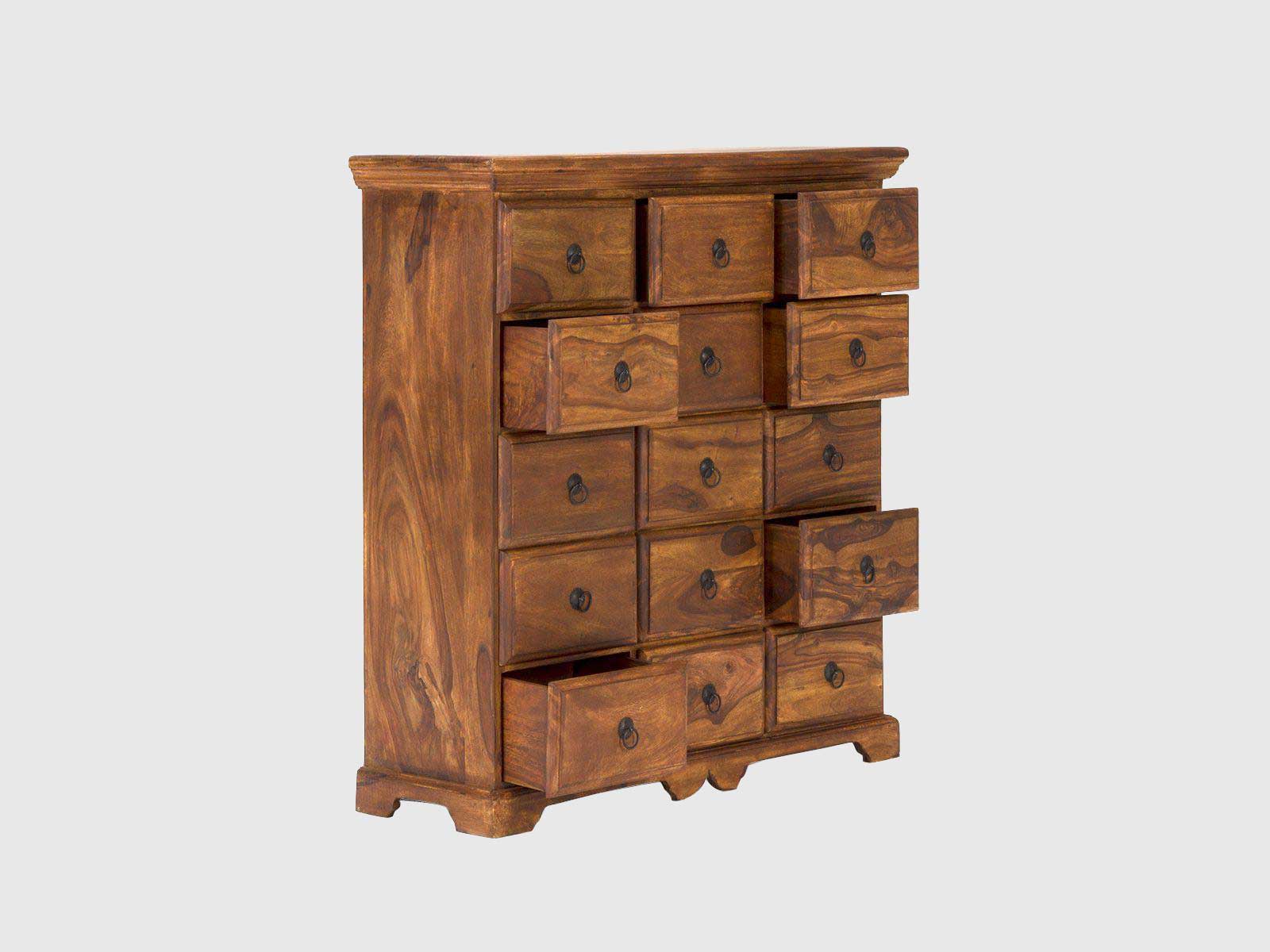 Duraster Vismit Solid Sheesham wood Chest of Drawer Cabinet #11 - Image 3