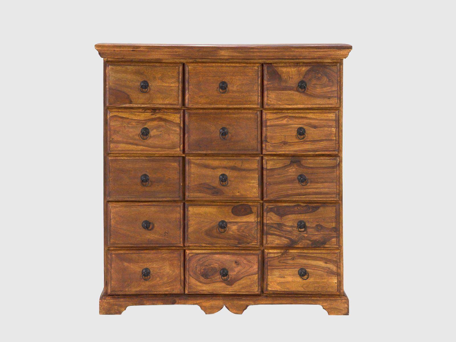 Duraster Vismit Solid Sheesham wood Chest of Drawer Cabinet #11 - Image 2