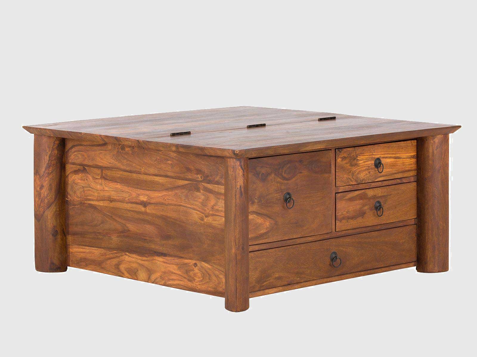 Duraster Vismit Solid Sheesham wood Coffee Table Chest #5