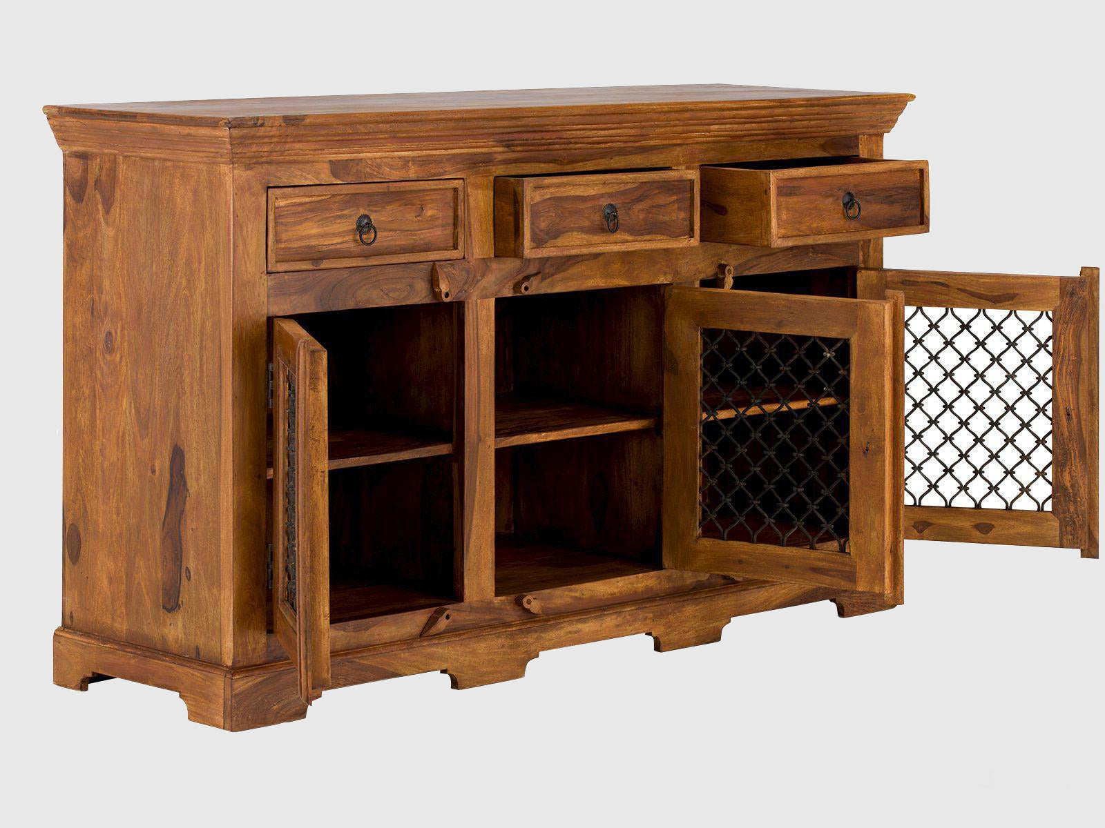 Duraster Vismit Solid Sheesham wood Sideboard Cabinet #7 - Image 3