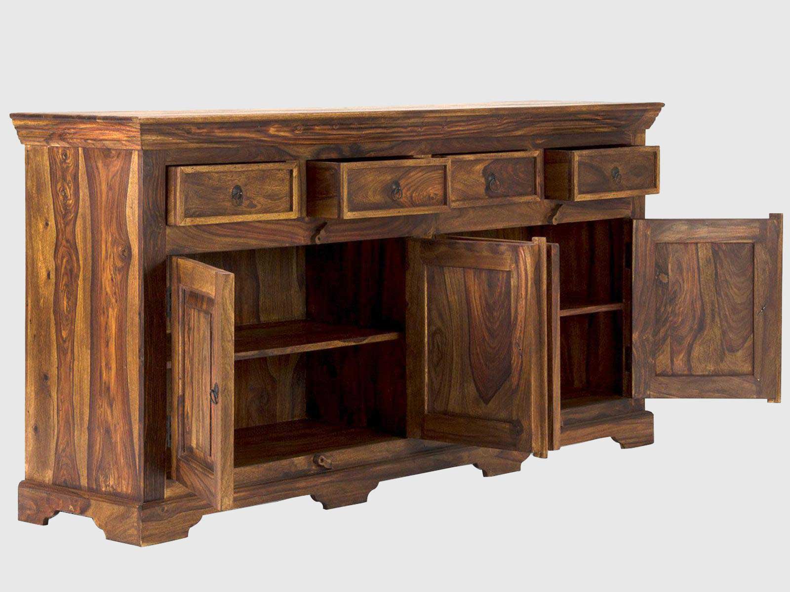 Duraster Vismit Solid Sheesham wood Sideboard Cabinet #9 - Image 3
