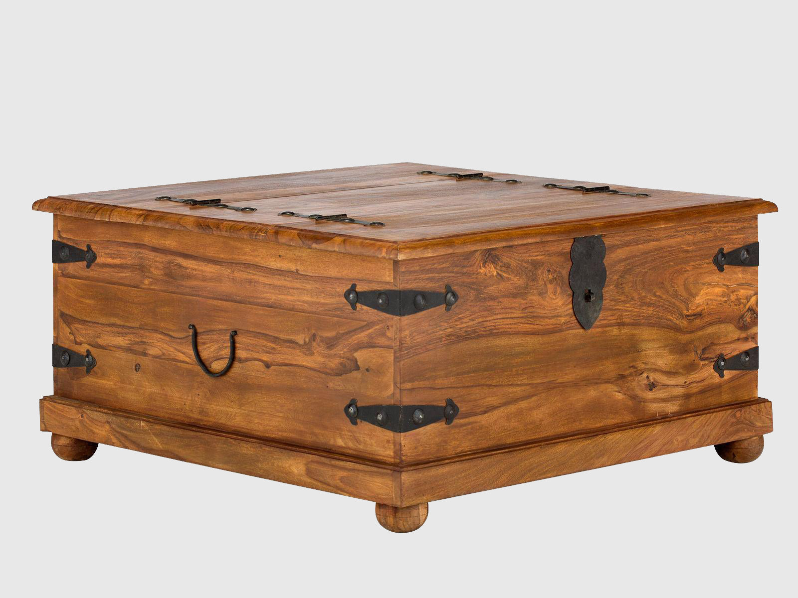 Duraster Vismit Solid Sheesham wood Storage Trunk / Coffee Table #7 - Image 2