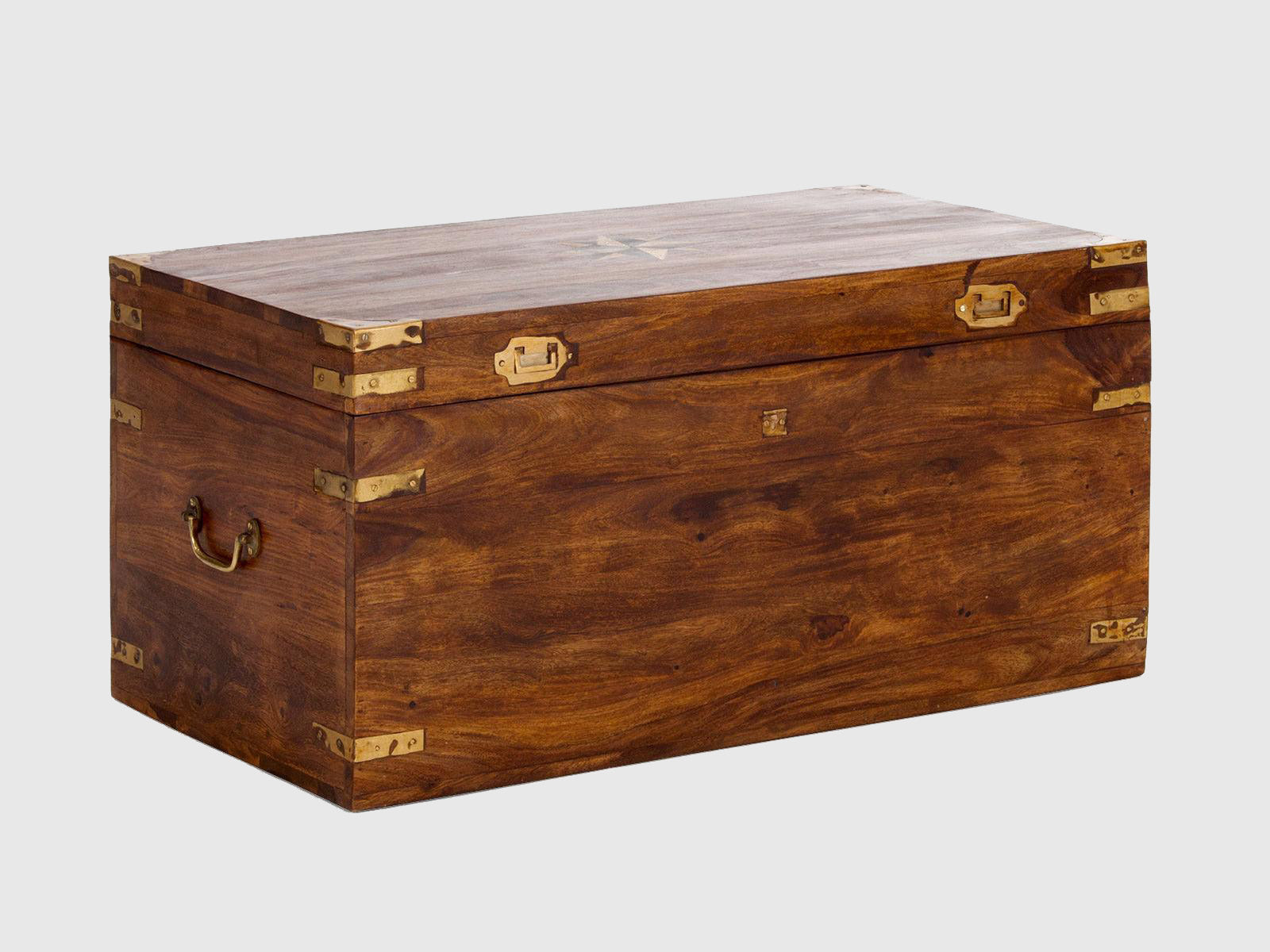 Duraster Vismit Solid Sheesham wood Storage Trunk #8 - Image 2