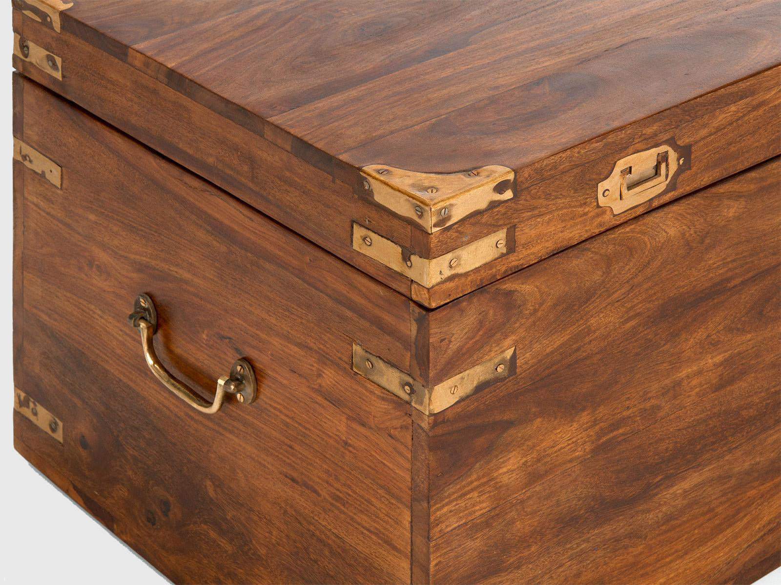 Duraster Vismit Solid Sheesham wood Storage Trunk #8 - Image 5
