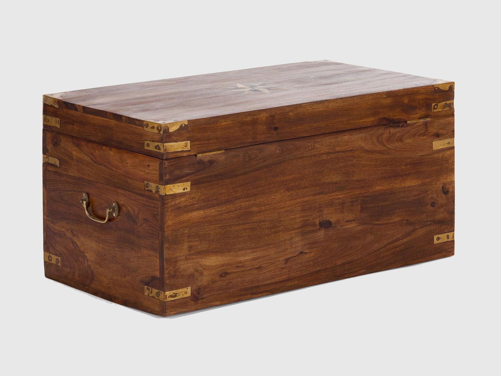 Duraster Vismit Solid Sheesham wood Storage Trunk #8 - Image 3