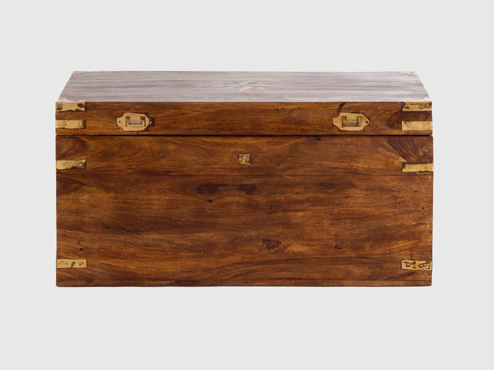 Duraster Vismit Solid Sheesham wood Storage Trunk #8