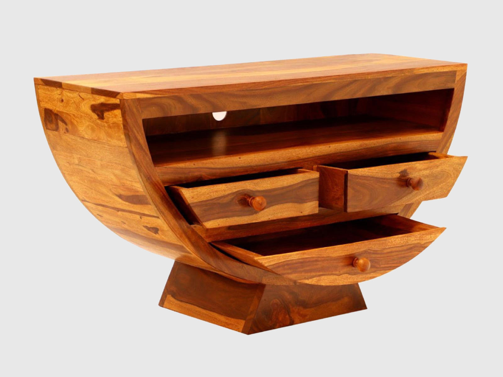 Duraster Vismit Solid Sheesham wood T.V. Unit #6 - Image 3