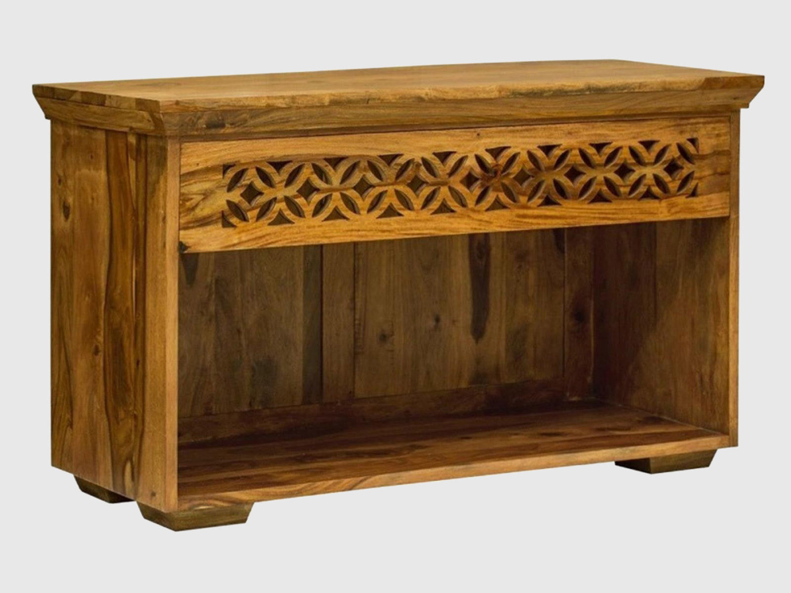 Duraster Vismit Stylish Sheesham Wood  Shoe Cabinet #1 - Image 3