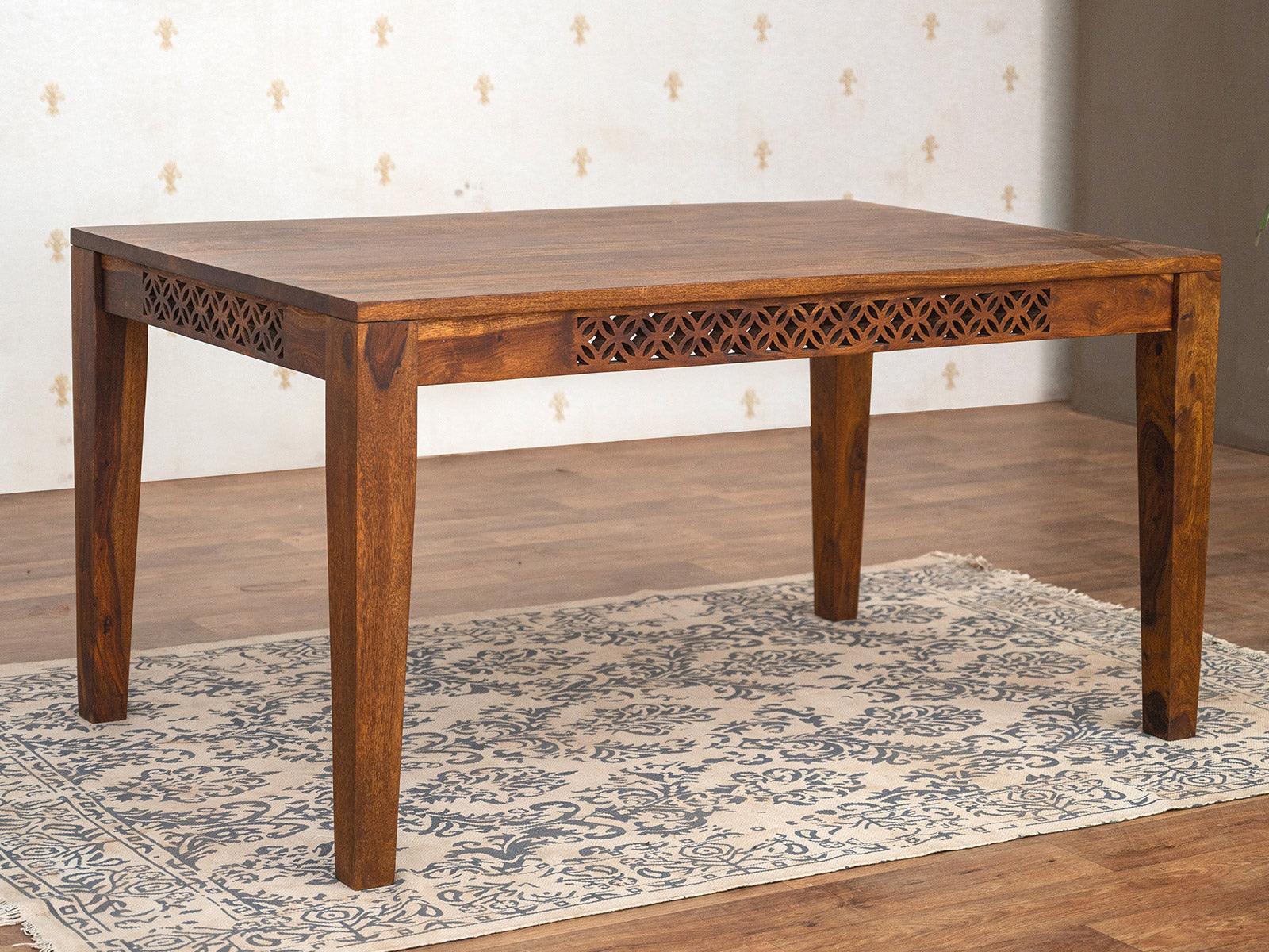 Vismit Solid Sheesham wood Dining Table  #4 - Duraster