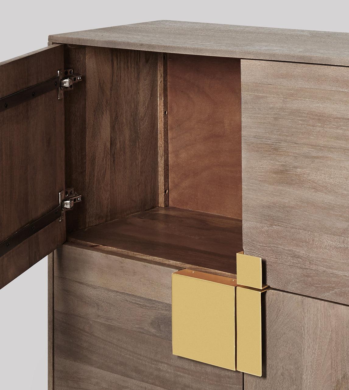 Versaw Cabinet Mango Wood Sand Grey #9 - Duraster