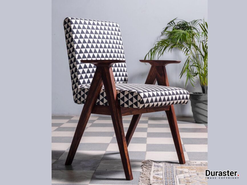 Ummed Modern & Classy Sheesham wood Arm Chair#3 - Duraster