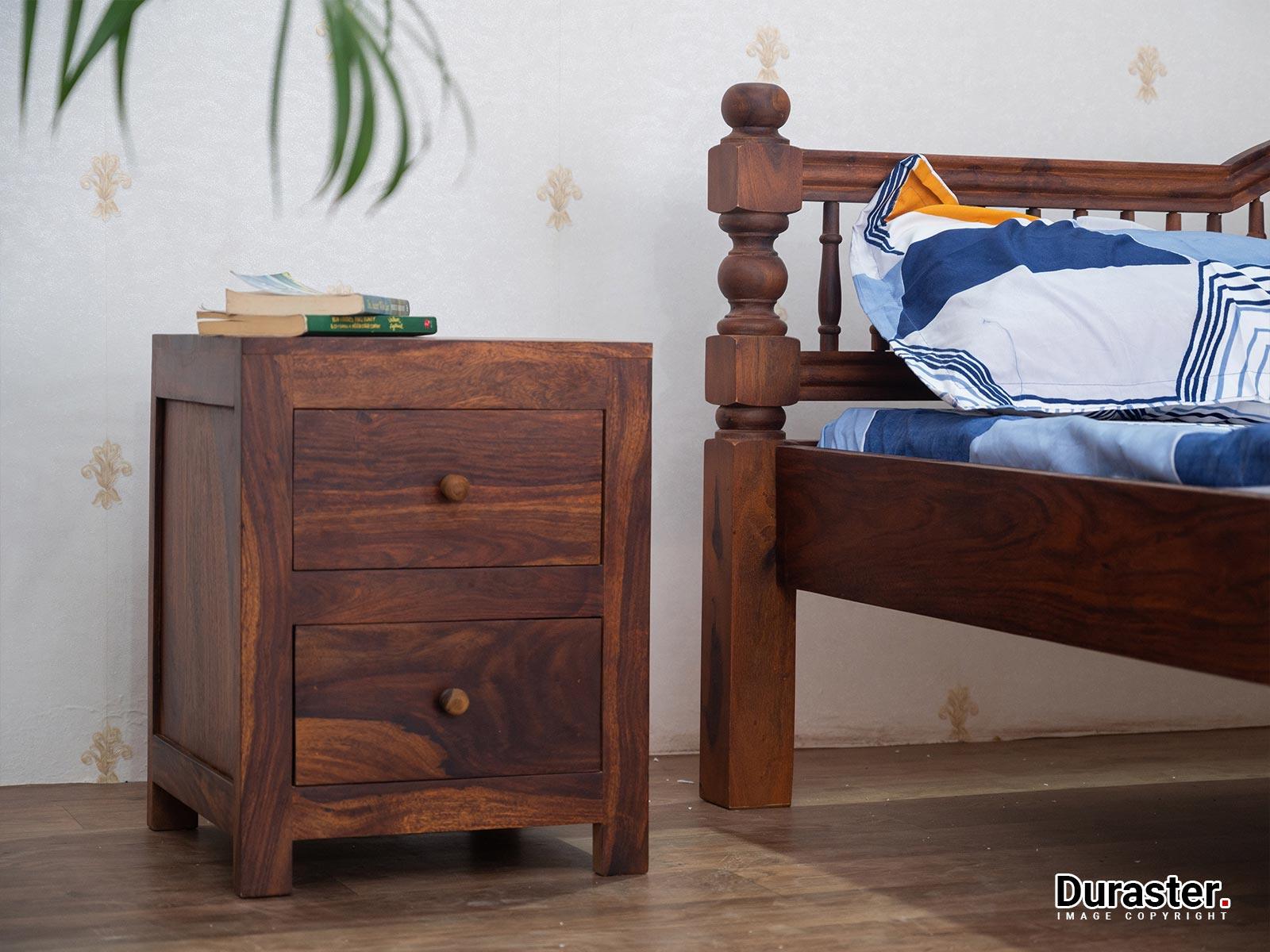 Vismit Solid Sheesham wood Bed #4 - Duraster
