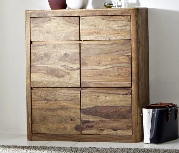 Kondhana Sheesham notice3-part cloakroom Cabinet #29 - Duraster