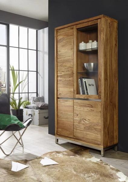 Meereen Sheesham Showcase Cabinet #3 - Duraster