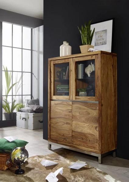 Meereen Sheesham Highboard Cabinet #4 - Duraster