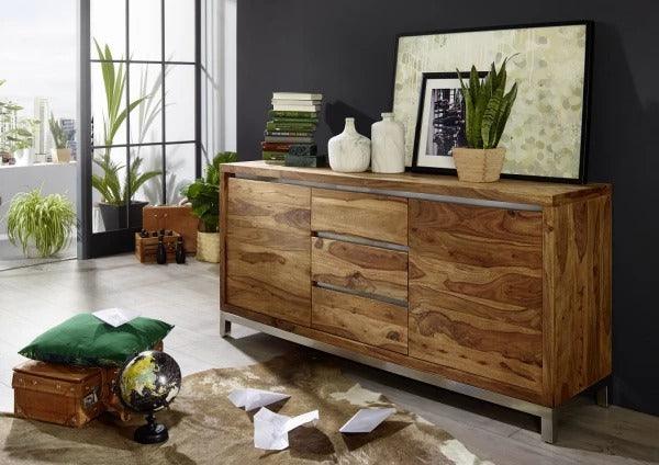 Meereen Sheesham Sideboard with drawers  Cabinet #7 - Duraster
