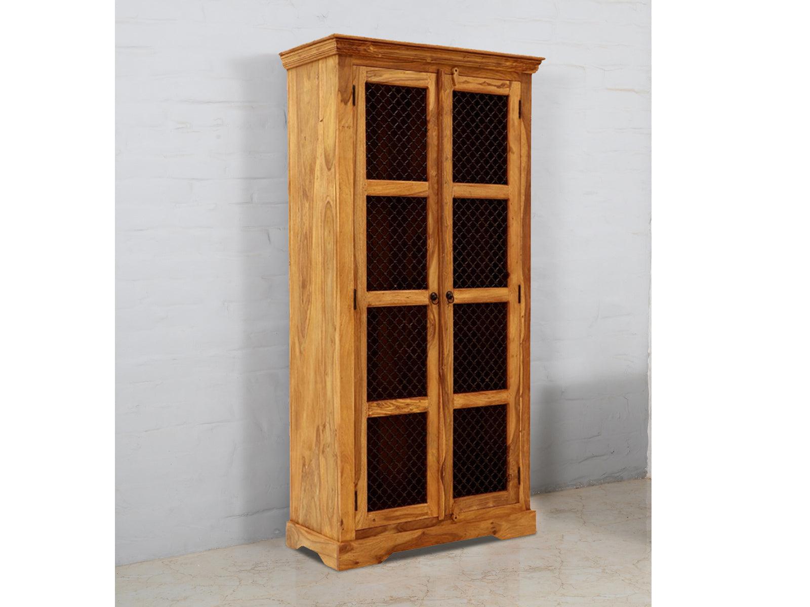 Nairobi Solid Sheesham wood Wardrobe Cabinet  #13 - Duraster