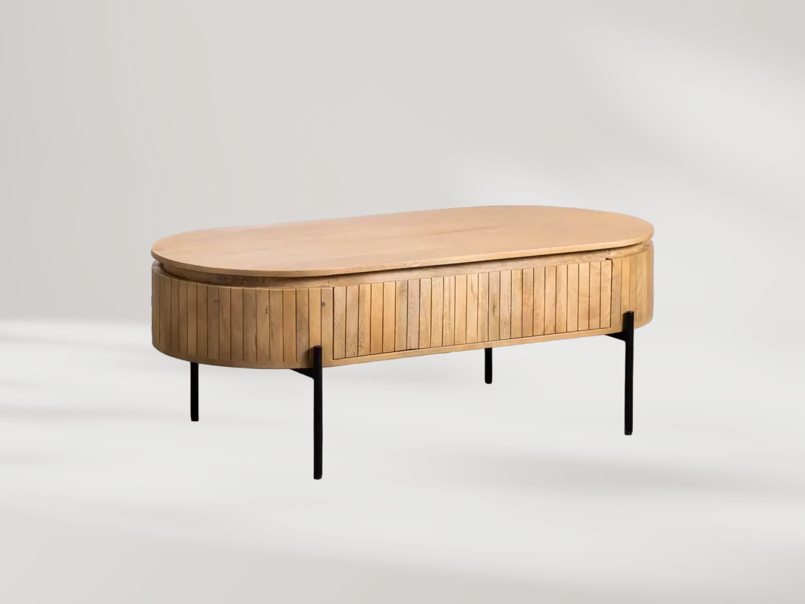Piccolo Mango Wood Coffee Table #6 - Image 4