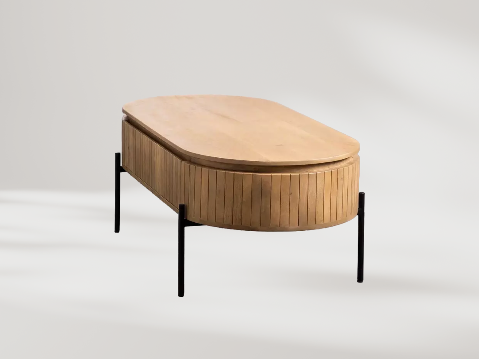 Piccolo Mango Wood Coffee Table #6 - Image 2
