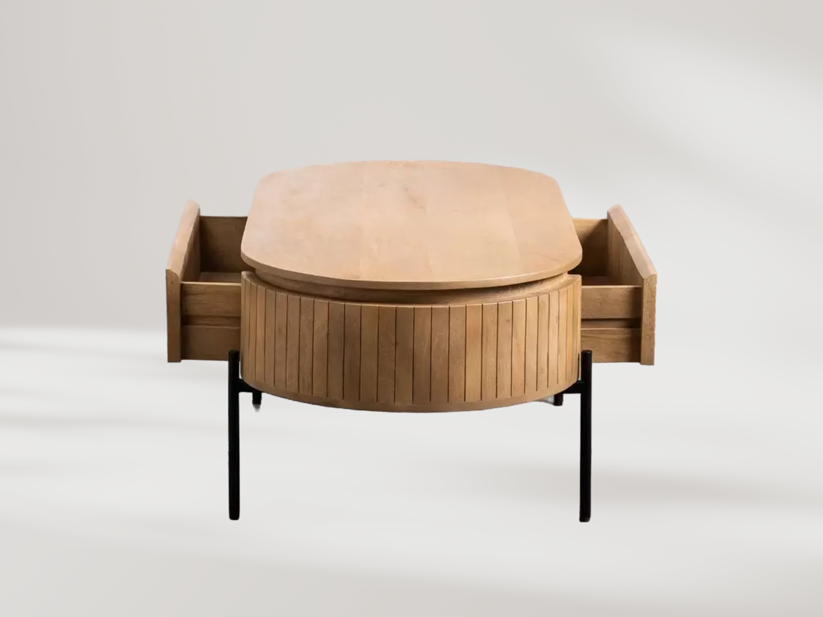Piccolo Mango Wood Coffee Table #6 - Image 3