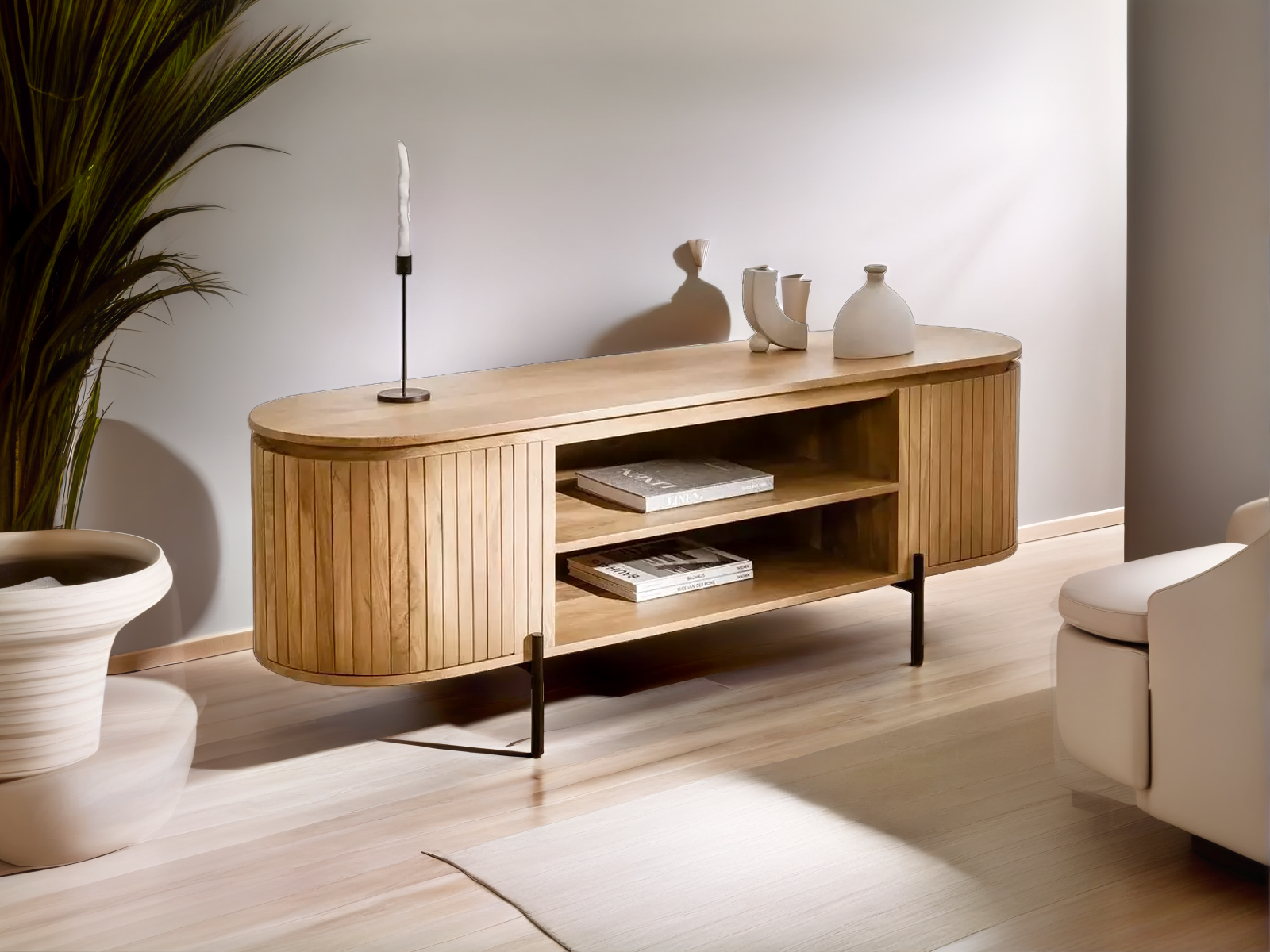 Piccolo Mango Wood TV Unit #10
