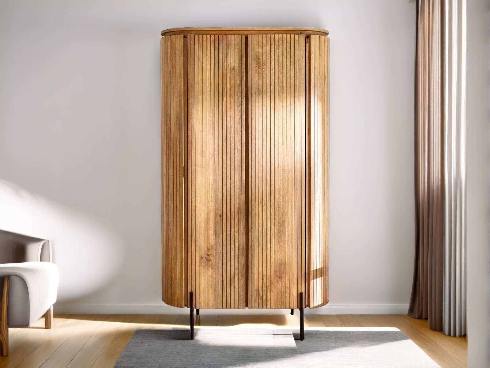 Piccolo Mango Wood Wardrobe #9