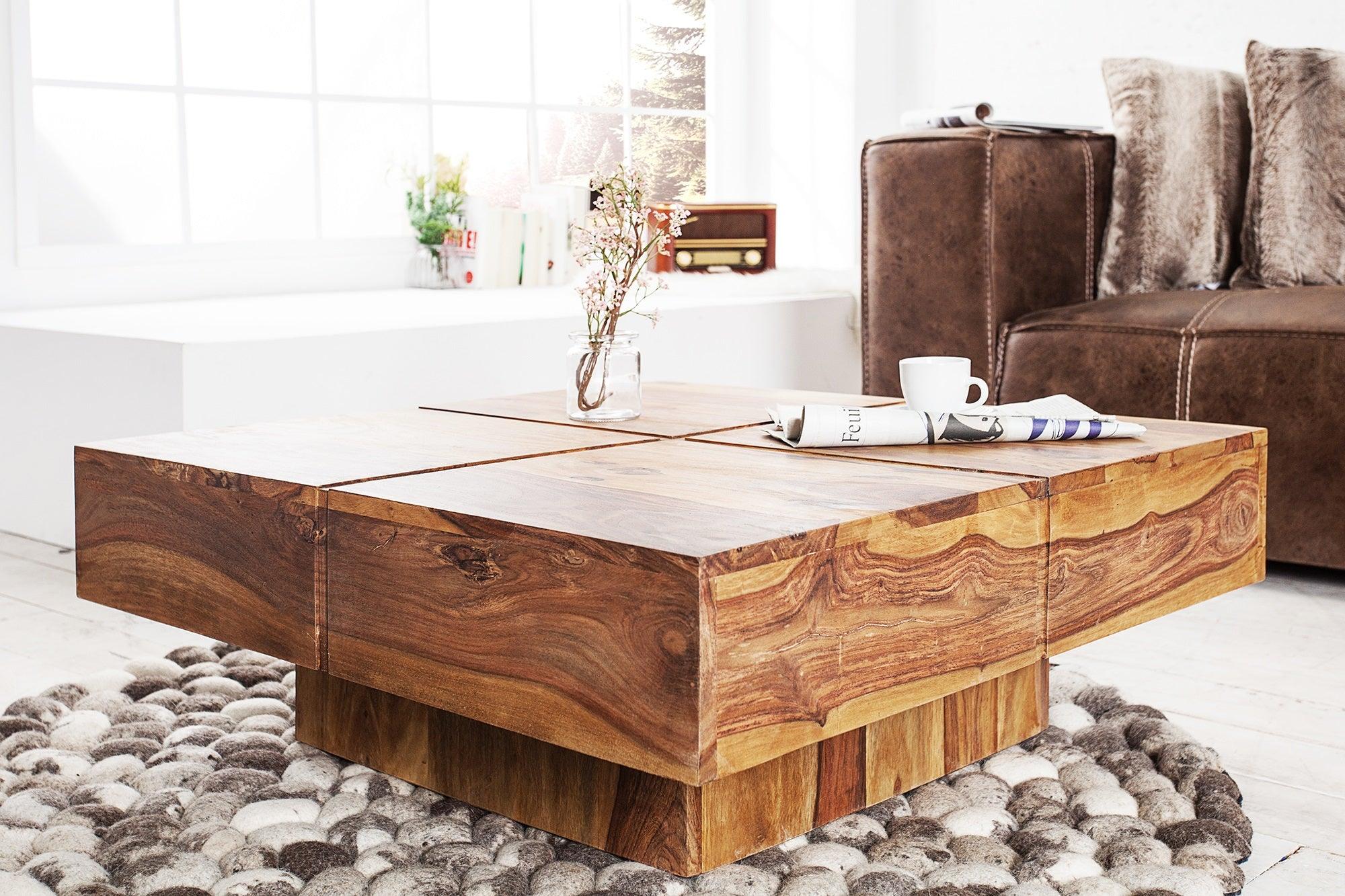 Vismit Sheesham Wood Coffee Table #1 - Duraster