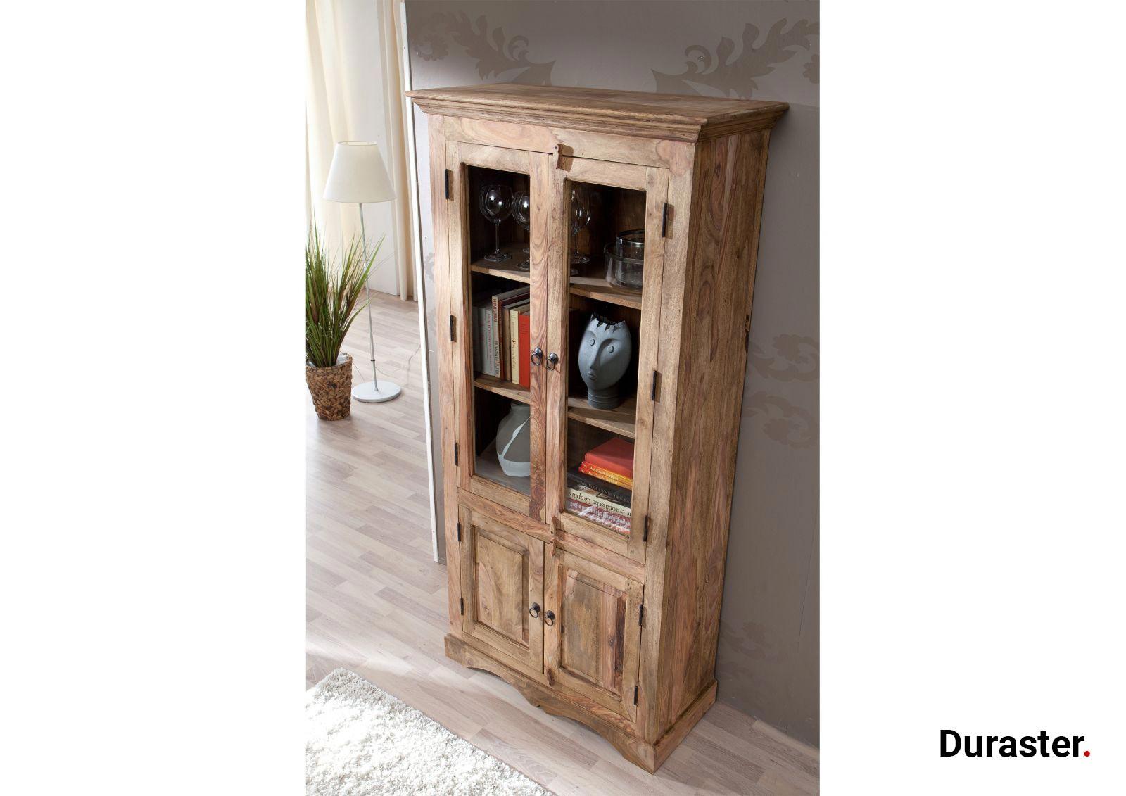 Victoria Modern Sheesham Showcase Cabinet #2 - Duraster