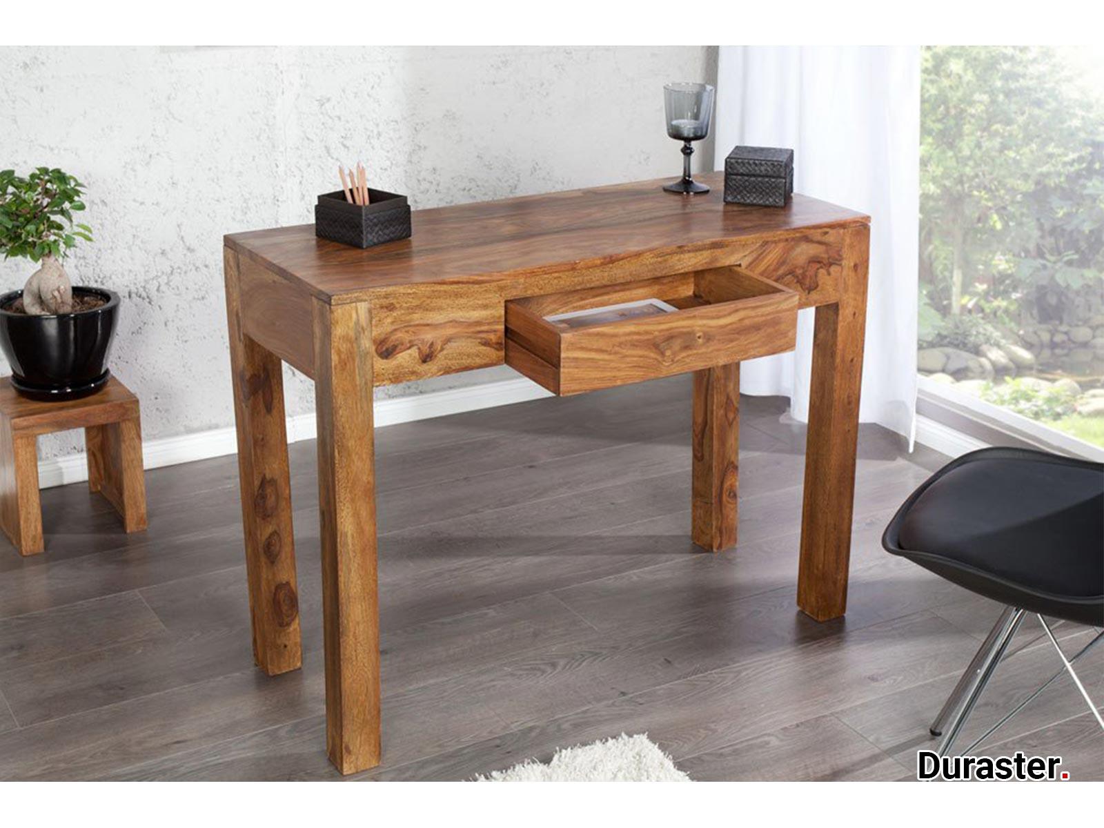 Solid Sheesham 1 Drawer Console Table - Duraster
