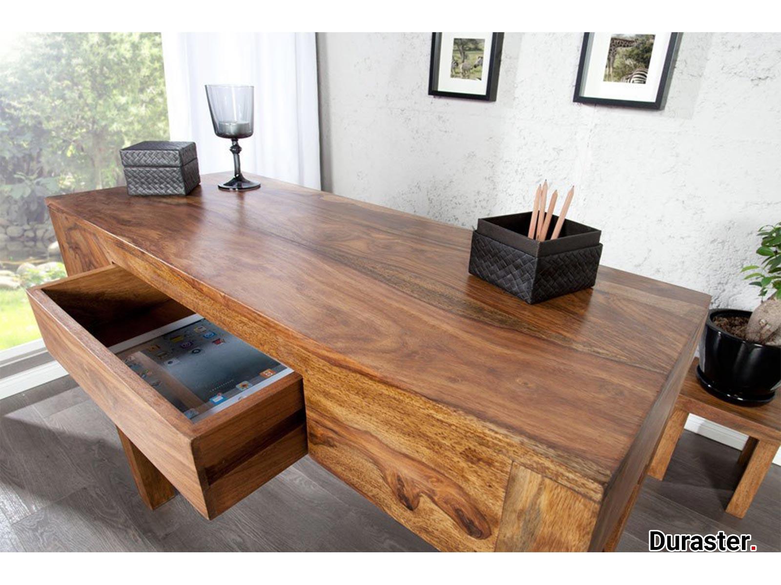 Solid Sheesham 1 Drawer Console Table - Duraster