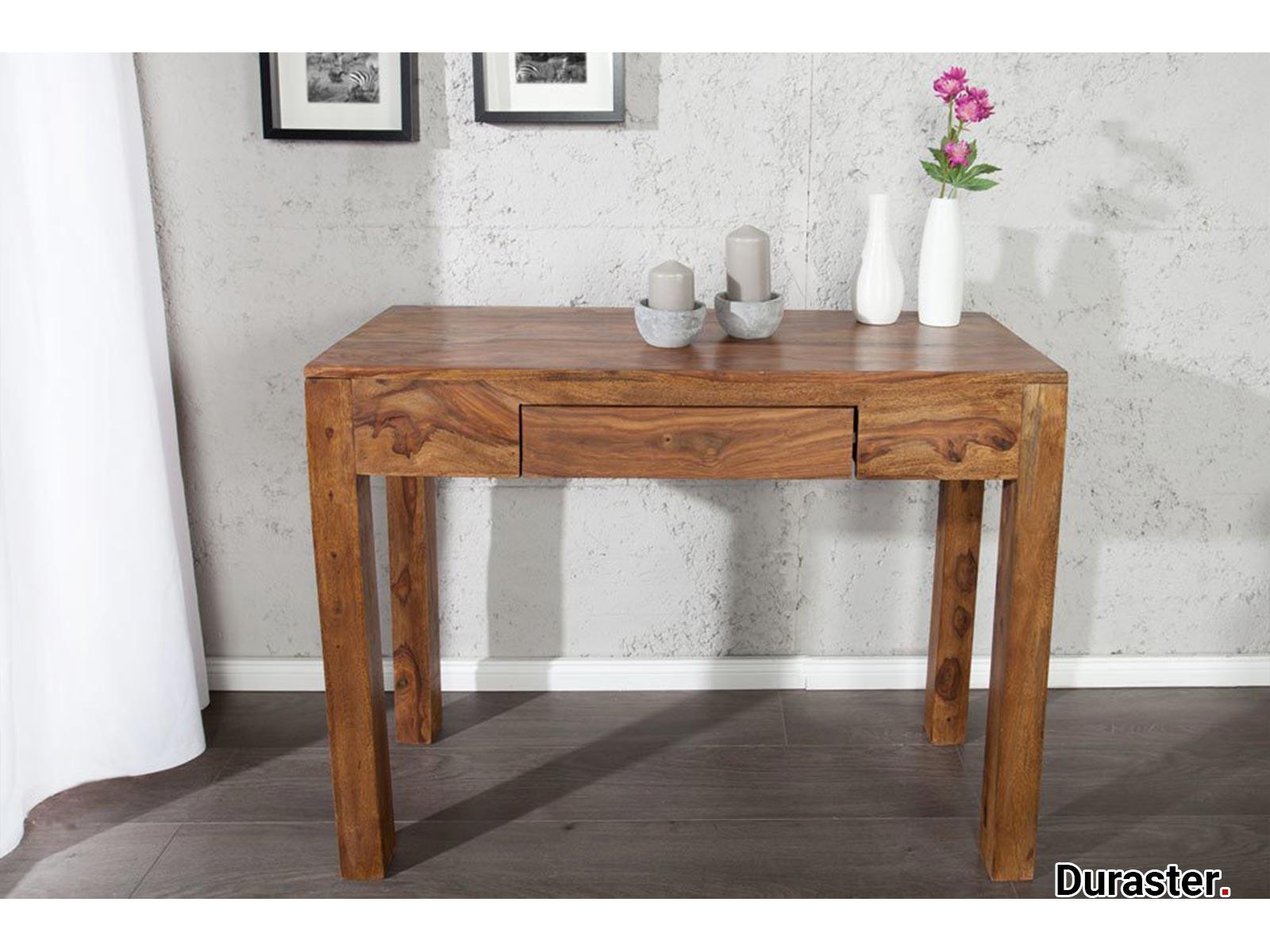 Solid Sheesham 1 Drawer Console Table - Duraster
