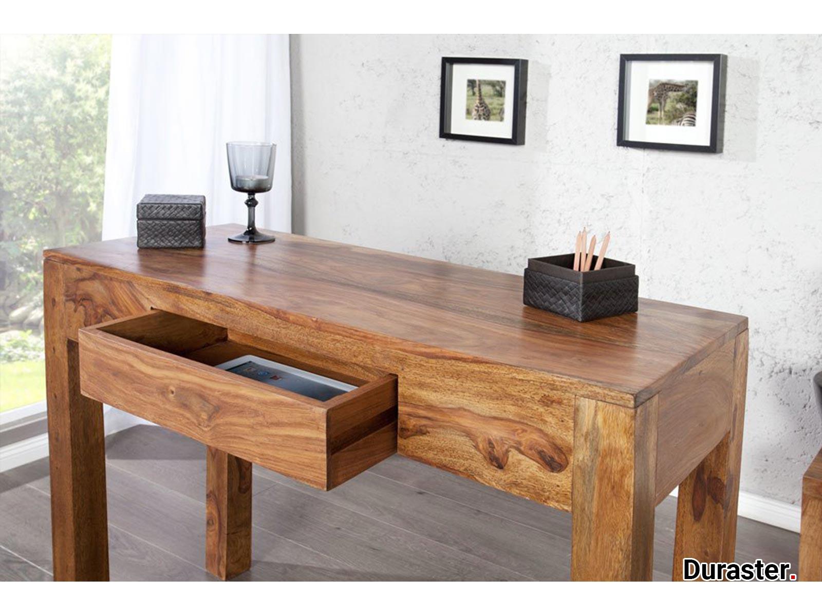 Solid Sheesham 1 Drawer Console Table - Duraster