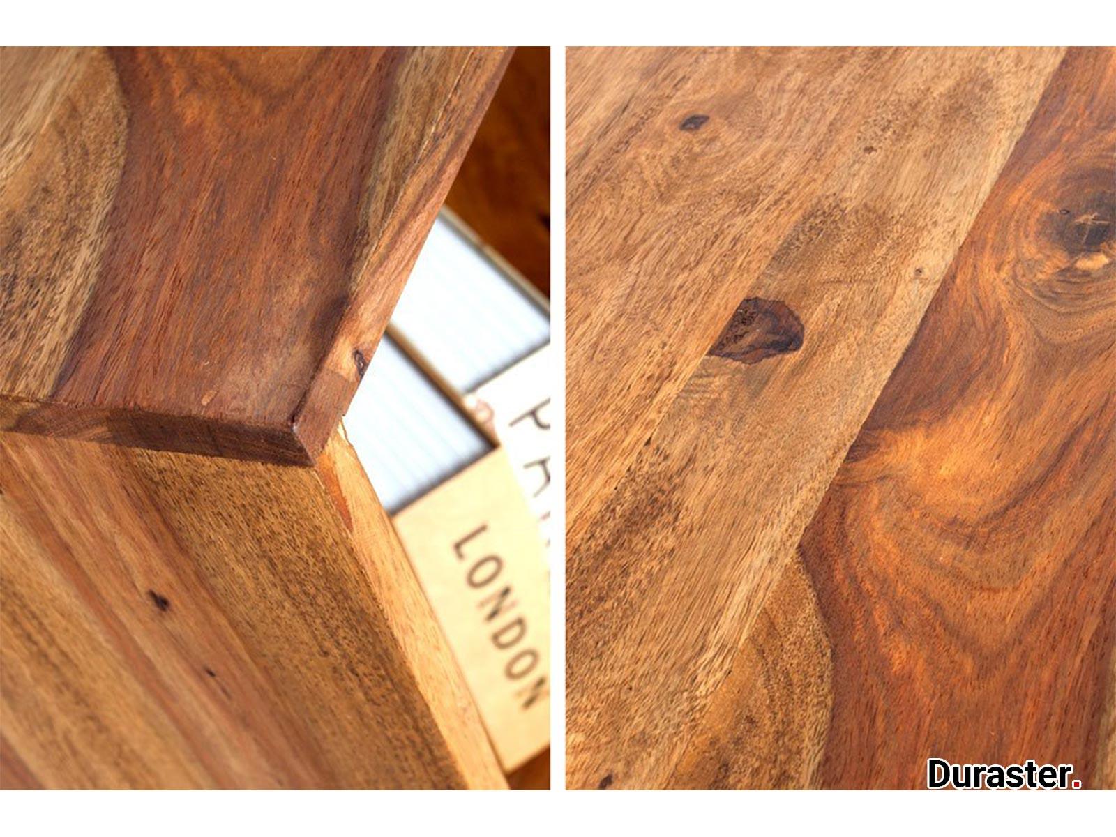 Solid Sheesham Square Side Table - Duraster