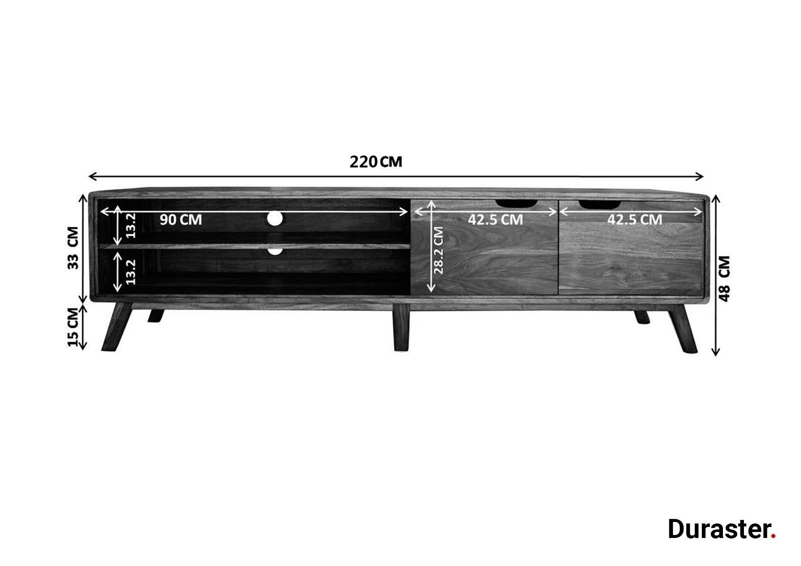 Ummed Modern Sheesham Wood TV Unit #11 - Duraster