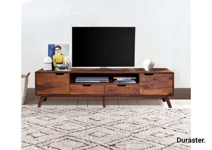 Ummed Modern Sheesham Wood TV Unit #9 - Duraster