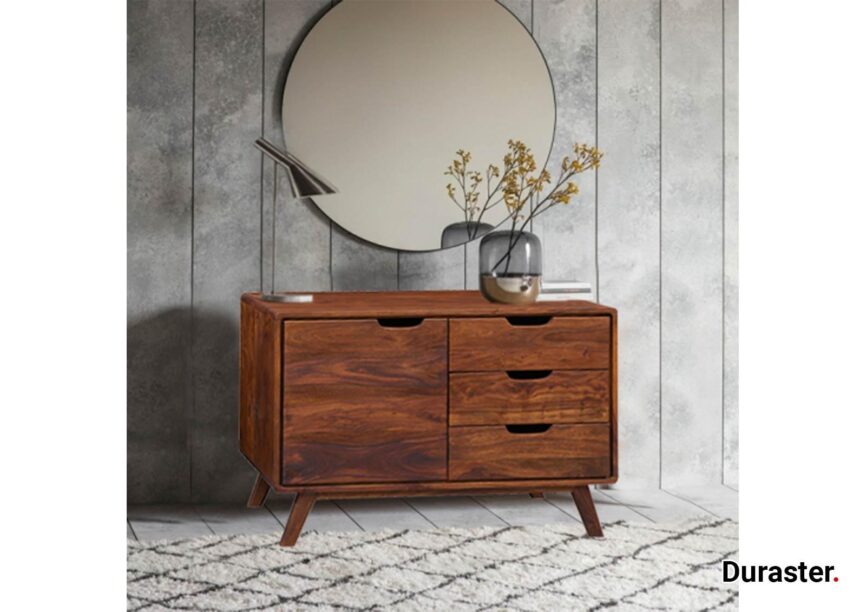 Ummed Modern Sheesham Wood Chest of Drawers Cabinet #7 - Duraster