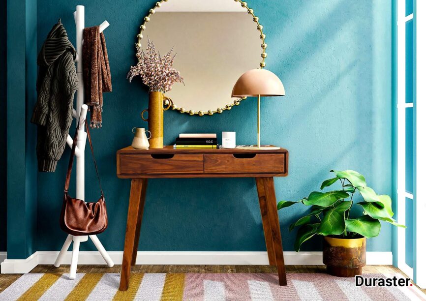 Ummed Modern Sheesham Wood Console Table - Duraster