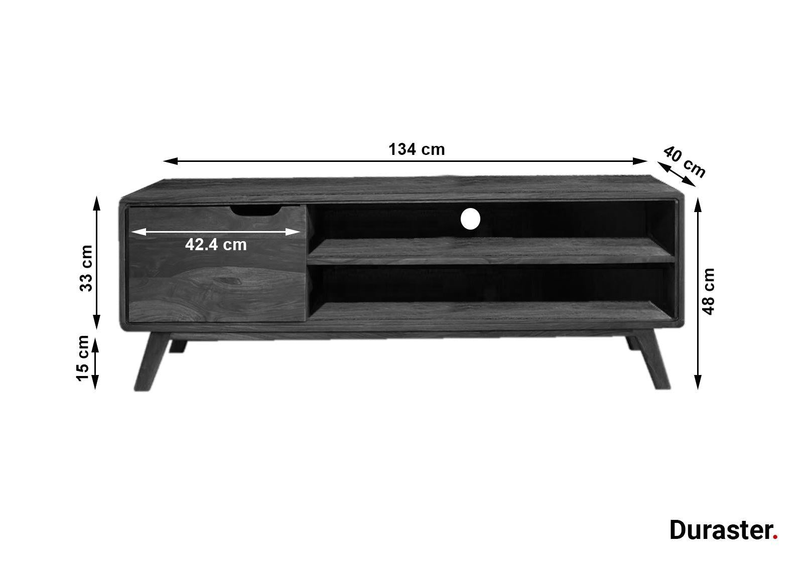 Ummed Modern Sheesham Wood TV Unit #6 - Duraster