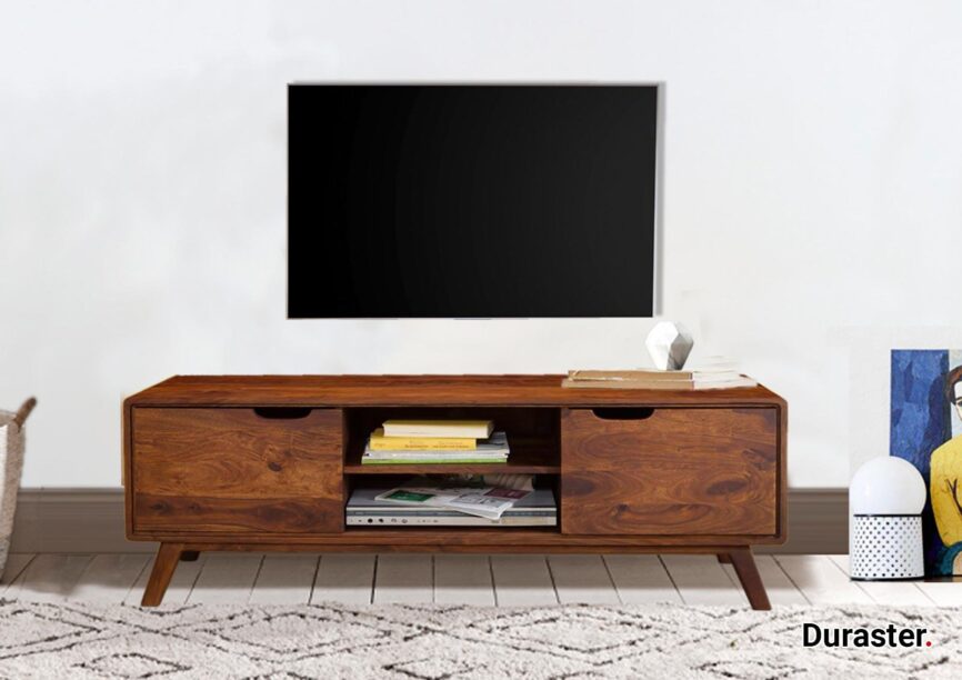 Ummed Modern Sheesham Wood TV Unit #5 - Duraster