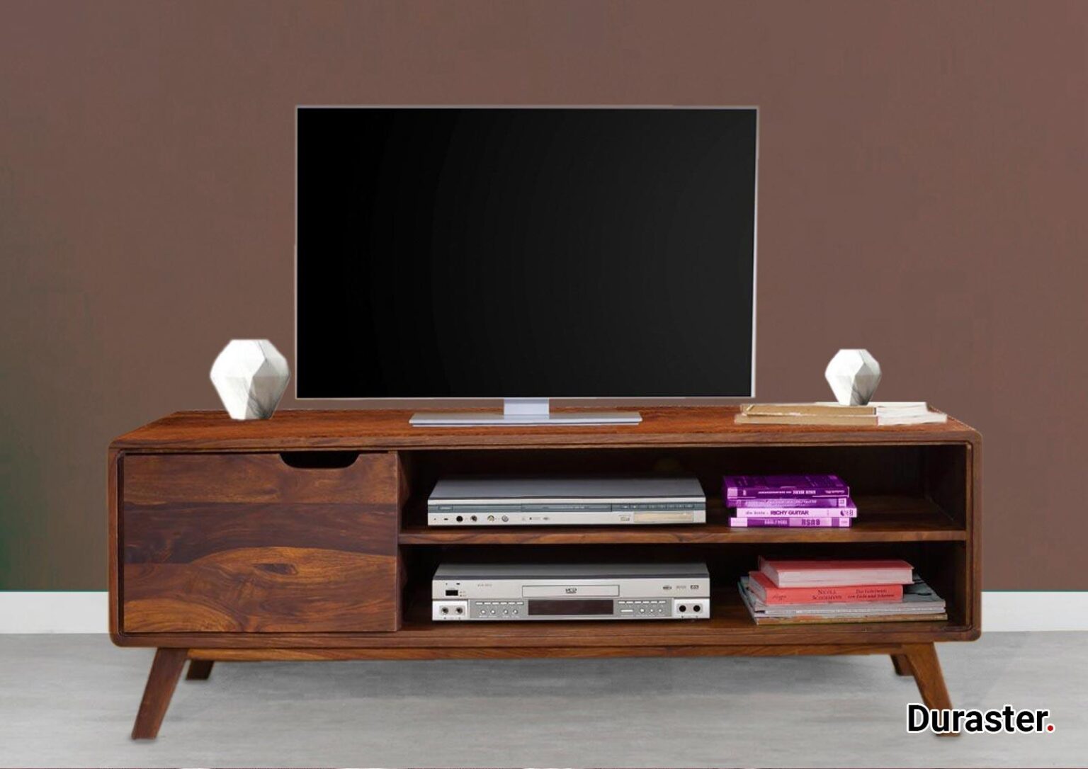Ummed Modern Sheesham Wood TV Unit #6 - Duraster