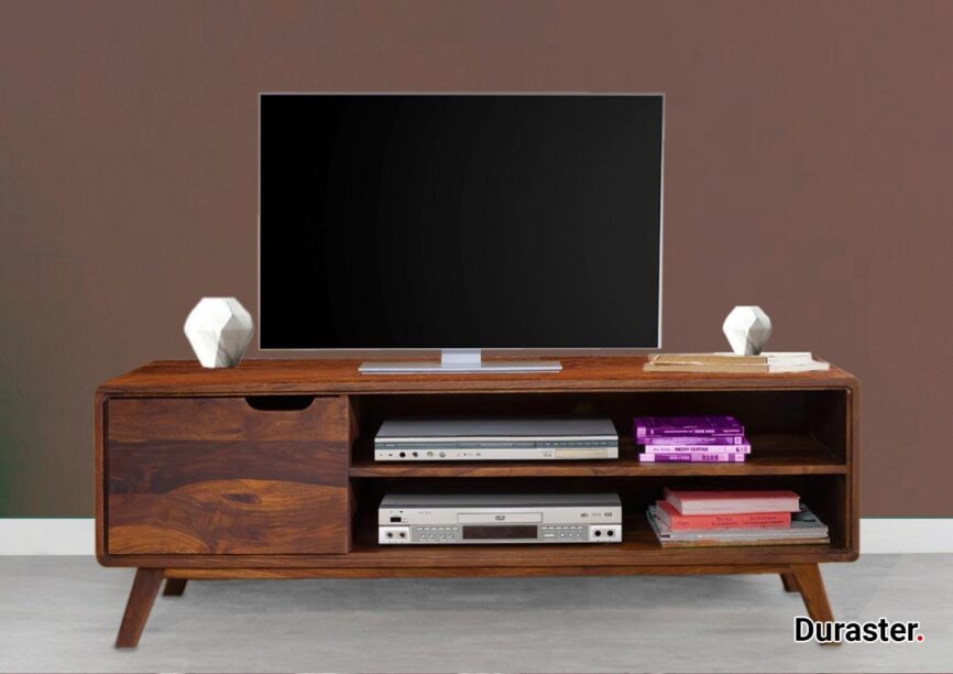 Ummed Modern Sheesham Wood TV Unit #6 - Duraster