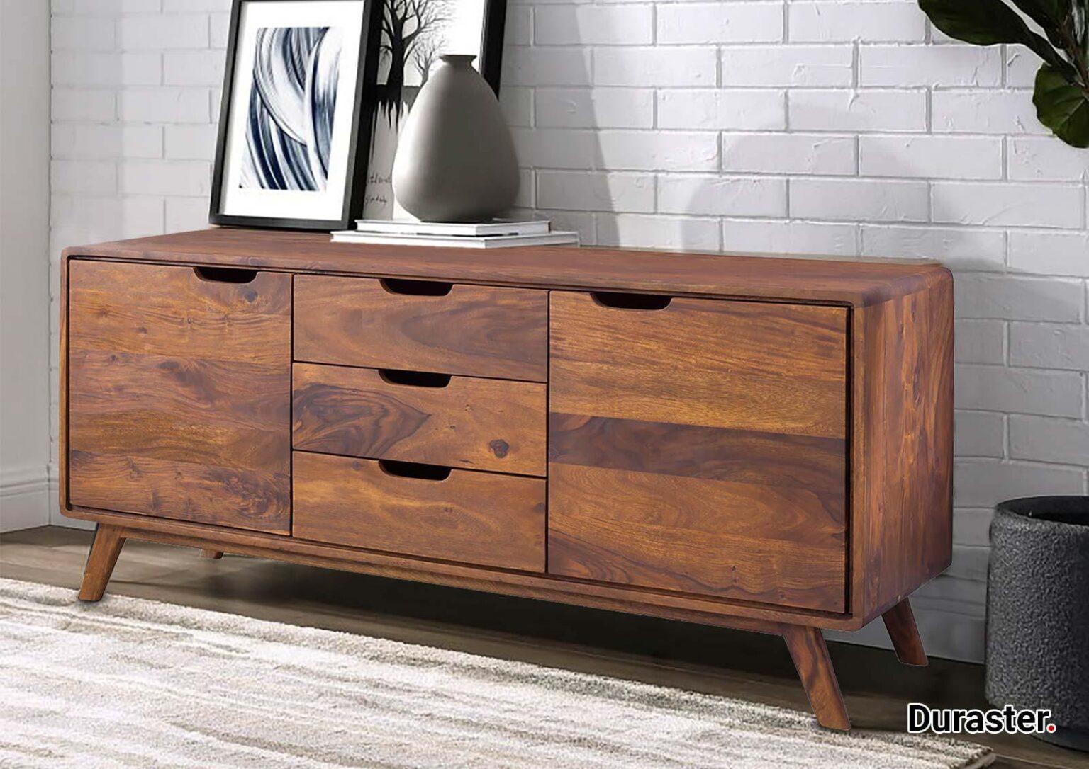 Ummed Modern Sheesham Wood Sideboard Cabinet #10 - Duraster