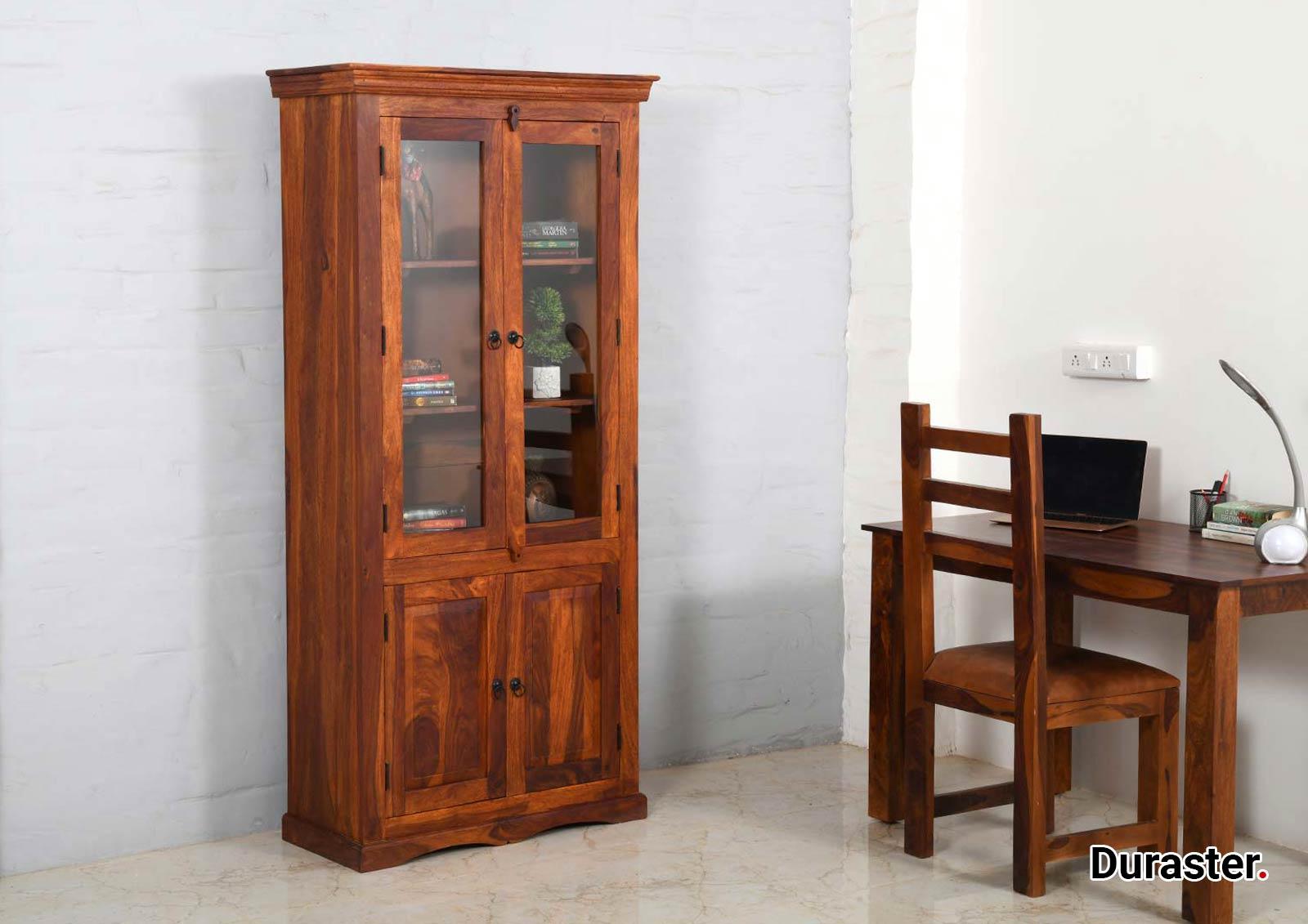 Victoria Modern Sheesham Showcase Cabinet #2 - Duraster