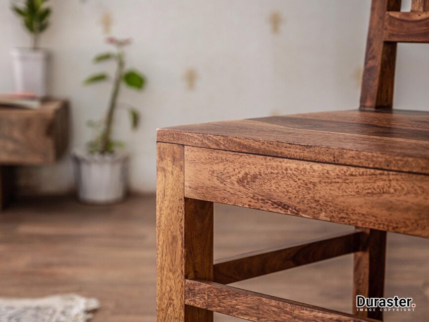 Vismit Solid Sheesham wood Dining chair #6 - Duraster