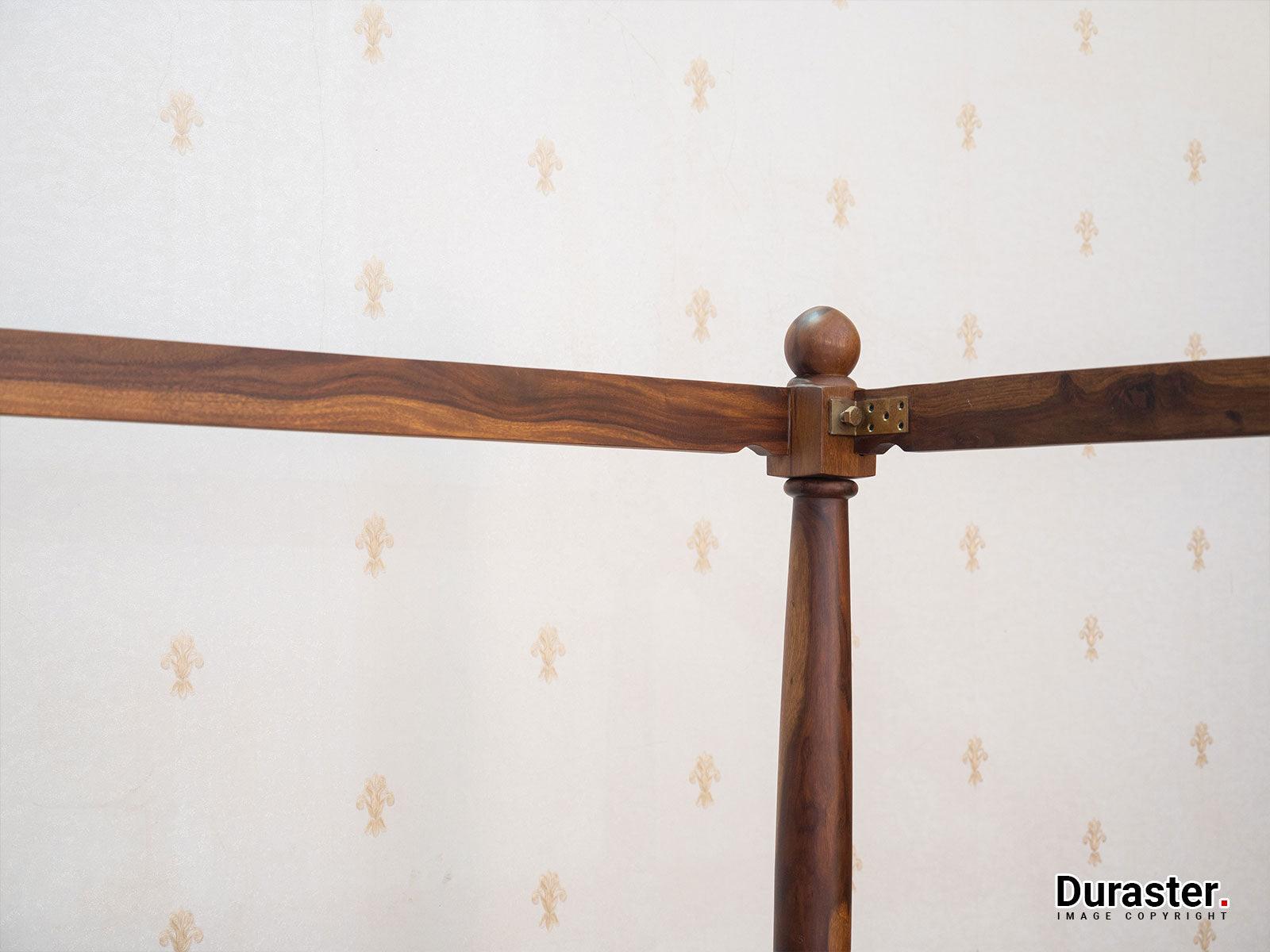 Vismit Solid Sheesham Wood Four-Poster Bed #6 - Duraster